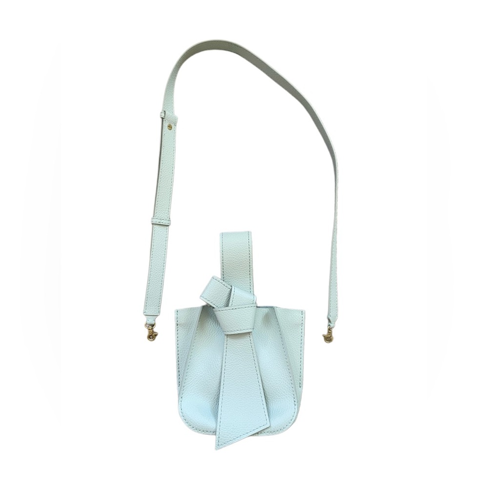 Zac Posen Anthea Wristlet Crossbody Bag Mint Leather